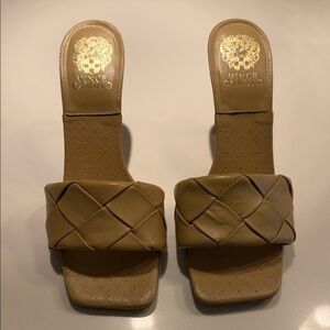 Vince Camuto Woven Tan Sandals